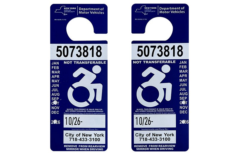 New York Handicap Parking