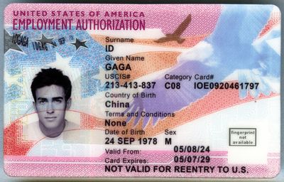 EAD - Work Permit